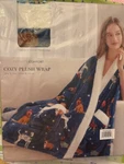 Premier Comfort Cozy Plush Printed Wrap Holiday Dogs Blue/multi 50" X 70" - New. Fixed Price $29.95.