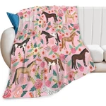 Soft Flannel Fleece Horse Blanket Durable Warm Cozy Throw Kids & Adults New. Fixed Price $57.04.