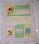 Disney Winnie The Pooh Baby Blanket Quilt Crown Crafts Tigger Gingham Crib Size. Fixed Price $29.74.