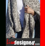 Athentic Barefoot Dreams Cozy Chic Wild Throw Linen & Warm Grey +free Embroidery. Fixed Price $139.00.