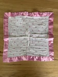Aden + Anais Essentials Baby Lovey Tiny Security Blanket Pink Stars Satin Nwot. Fixed Price $29.00.