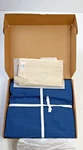 Salt Earth Throw Blanket Waffle Nautical Blue 55X60. Fixed Price $29.99.