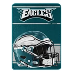 Philadelphia Eagles Nfl Northwest 46"X60" Helmet Curve Super Plush Throw Blanket. Fixed Price $24.99.
