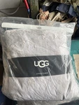 New Ugg Dawson Throw Blanket Faux Fur Soft Plush 50X70 Gray. Fixed Price $89.99.