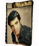 Vtg Elvis Presley Throw Blanket 60X50 Tapestry. Fixed Price $20.50.