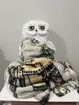 Harry Potter Hedwig Plush Character Hugger Pillow & Silk Touch Throw Blanket Set. Fixed Price $30.00.