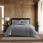 Eddie Bauer - Twin Duvet Cover Set, Reversible Flannel Bedding With Matching .... Fixed Price $55.61.