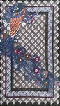 Vera Bradley Peacock Portrait Plush Throw Blanket 50" By 80" Nwt. Fixed Price $48.00.