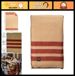 Warm Thick Washable Wool Blanket For Home Camping Travel Picnic Tailgates Twin. Fixed Price $64.79.
