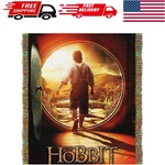 Officially Licensed Hobbit 48" X 60" Throw Blanket - Perfect For Ages. Fixed Price $52.99.