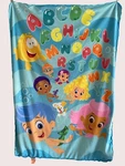 Nickelodeon Bubble Guppies Alphabet Kids Fleece Blanket Sherpa Lining Rare Vtg. Fixed Price $28.99.