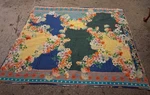 Johnny Was Bohemian-style Floral Cozy Blanket, Reversible 7 Feet By 6. Fixed Price $108.88.