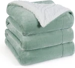Bedsure Sherpa Fleece Blanket Queen 90X90 Sage Green New. Fixed Price $42.99.