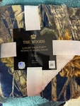 Regal Comfort Faux Fur Reversible Sherpa 50 X70 Size Blanket Navy Camouflage. Fixed Price $32.99.