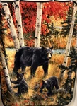 The Northwest Company Blanket/throw/wall Hanging Bears And Birches Hautman Soft. Fixed Price $16.87.