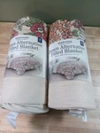 2 Berkshire Down Alternative Filled Blanket Twin 96 X 66" Floral Flowers New. Fixed Price $45.99.