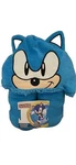 Nwt Sonic The Hedgehog Hooded Throw. Fixed Price $47.99.