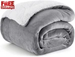 Bedsure Sherpa Fleece Throw Blanket For Couch - Thick And Warm Winte. Fixed Price $39.99.