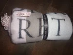 Victoria's Secret Rare 2016 Limited Edition Pink Gray White Blanket 50 X 60". Fixed Price $29.99.