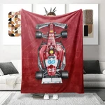 Motorsport Racing Car Flannel Throw Blanket Soft Sofa Bed Decor. Fixed Price $29.75.