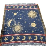 Goodwin Weavers Celestial Tapestry Throw Blanket Reversible 90S Y2K Whimsigoth. Fixed Price $87.99.
