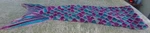 Mermaid Tail Throw Blanket For Girls Plush Warm Sleeping Snuggle Euc!. Fixed Price $5.00.