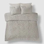 Madison Park Gray Laetitia Medallion 3-PC Duvet Cover Set, King/california. Fixed Price $56.70.