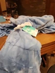 Pillowfort Blue Wave Kids' Plush Throw Blanket - 58IN X 48IN. Fixed Price $10.50.