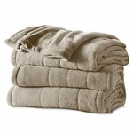 Sunbeam Heated Blanket Microplush, 10 Settings, Mushroom, Twin - BSM9K.... Fixed Price $49.87.