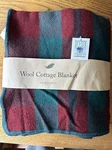 Wool Maine Cottage Blanket By Gh Bass Nwt. Fixed Price $49.99.