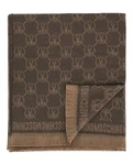 Nwt Moschino 100% Wool, Brown Throw Blanket, 60" X 70" Made Italy, $495. Fixed Price $249.00.