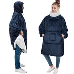 Oversized Wearable Blanket Hoodie Sweatshirt Comfy Sherpa Pullover With Pocket. Fixed Price $34.99.
