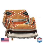 Homesy Boho Blankets Southwestern Bed Throws Cover Reversible Green Aztec. Fixed Price $35.92.