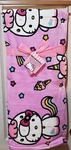 Hello Kitty Unicorn Ice Cream Cone Stars 60 X 70 Plush Pink Throw Blanket Nwt. Fixed Price $39.99.