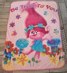 Girls Dreamworks Trolls Northwest Floral Fleece Throw Blanket. Fixed Price $19.99.