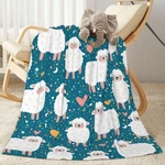 Abucaky Cute Sheep Fleece Throw Blanket Ultra Soft Cozy S-50X40IN,. Fixed Price $30.15.