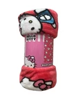 Hello Kitty Sweet Bug Throw Blanket New Silk Soft Touch 46 X 60 Pink Bows Bees. Fixed Price $20.00.