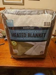 New Biddeford Electric Heated Microplush Queen 84"X 90" Blanket Auto Shutoff. Fixed Price $125.00.