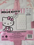 Hello Kitty Plush Throw Blanket Gray With Pink And Blue Daisiestwin Xl 60X96. Fixed Price $30.00.