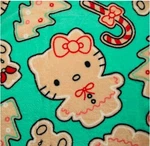 Hello Kitty Christmas Gingerbread Cookies Silk Touch Throw 40X50 Blanket 2024. Fixed Price $12.99.