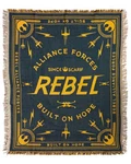 Disney Star Wars Blanket Rebel Alliance Built On Hope Woven Tapestry Throw. Fixed Price $29.99.