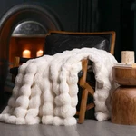 Evergrace Faux Fur Throw Blanket 60X80 Ultra Soft Plush Warm Reversible Luxury. Fixed Price $49.99.