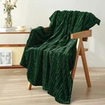 Puncuntex Green Throw Blanket 50" 60" , Dark. Fixed Price $15.35.