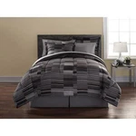 Mainstays Digital Stripe Geometric Design Bag Complete Bedding Set Twin. Fixed Price $69.00.