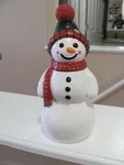 Christmas Collections Hand Painted Snowman. Fixed Price $24.95.