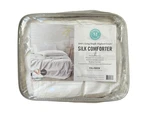 Martha Stewart 300 Thread Count 100% Long Staple Silk Filled Blanket Full/queen. Fixed Price $170.99.