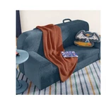 Mainstays Kids Cozy Plush Throw, Orange, 50" X 60". Fixed Price $12.79.