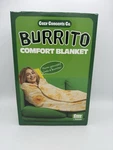 Burrito Comfort Blanket 65" Throw Cozy Concepts Super Soft Fleece Tortilla New. Fixed Price $16.99.
