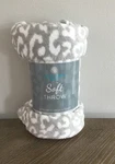 Comfort Bay Soft Throw Blanket Gray & White Swirl 50 X 60 Nwt. Fixed Price $11.99.