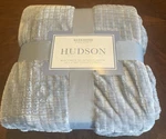 Hudson Mini Check Velvet Loft (r) 50" X 70" Throw. Celestial Blue.. Fixed Price $29.99.